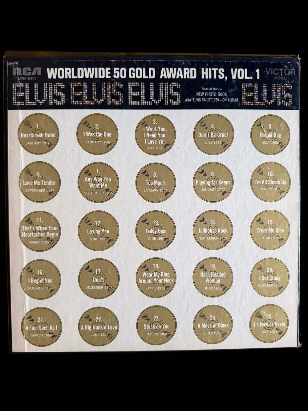 Elvis Presley Worldwide 50 Gold Award Hits Vol. 1 Vinyl Box Set